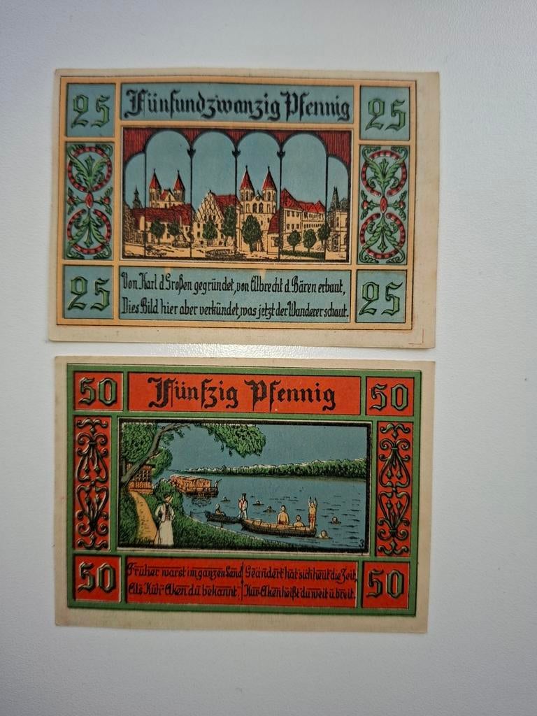 Duits Notgeld Aken Noodgeld, Postzegels en Munten, Bankbiljetten | Europa | Niet-Eurobiljetten, Ophalen of Verzenden, Duitsland