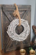 Zwart luik met krans, Ophalen, Zo goed als nieuw