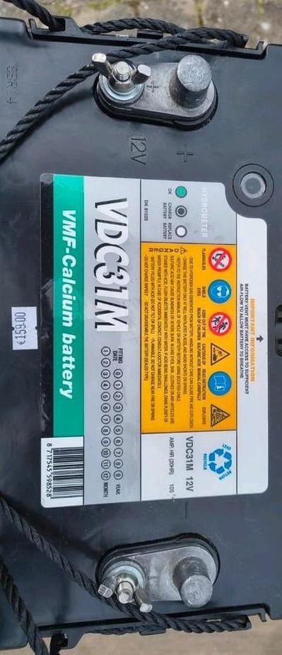 VDC31M 105AH accu, Ophalen