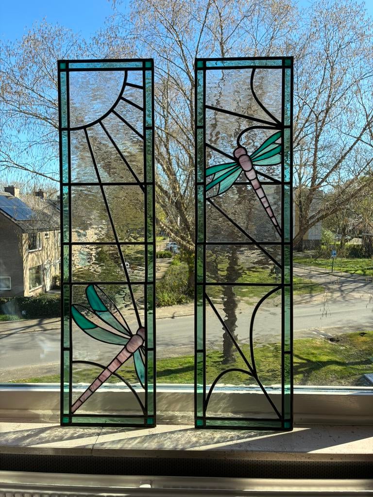 Glas-in-lood op uw maat en ontwerp gemaakt, Ophalen, Nieuw