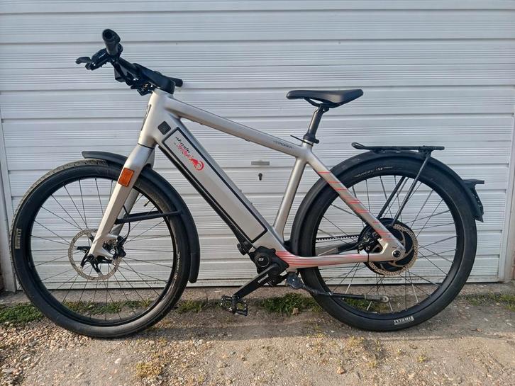 Stromer st3 pinion Red bull, Fietsen en Brommers, Elektrische fietsen, Zo goed als nieuw, Stromer, 51 tot 55 cm, 50 km per accu of meer