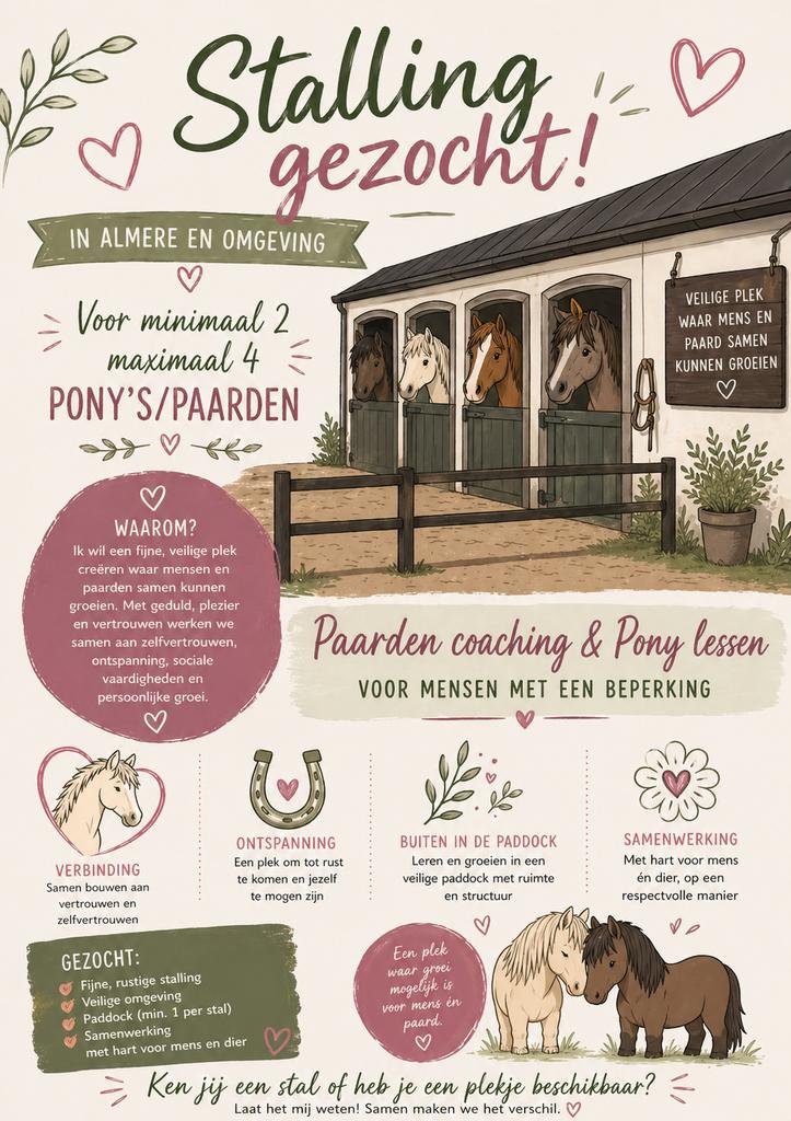 Stalling gezocht paarden coaching, Dieren en Toebehoren, Stalling en Weidegang, Stalling