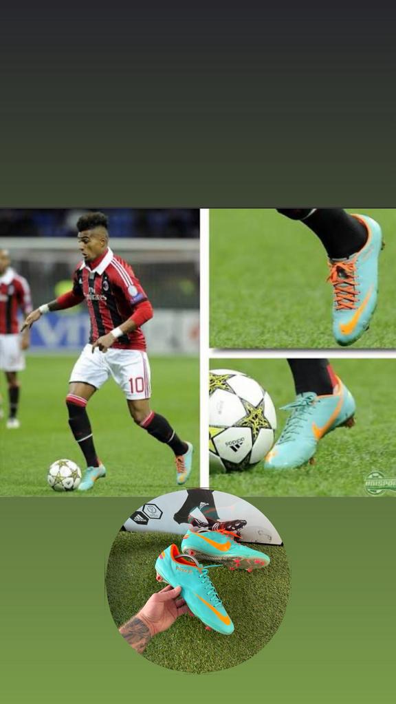 Kevin Prince Boateng matchworn nikeMercurial voetbalschoenen, G, Maat XS of kleiner, Schoenen, Ophalen of Verzenden