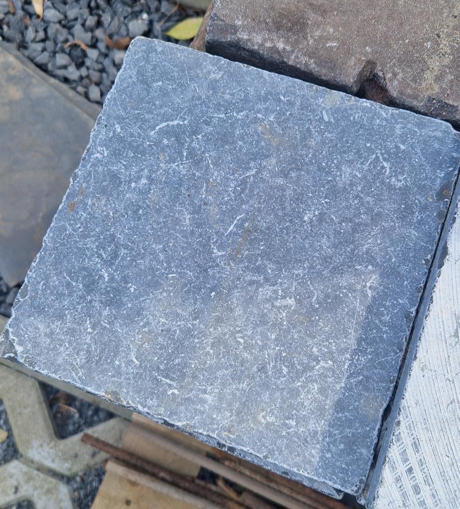 Vietnamese Blauwsteen 20x20x2,5, Ophalen, Nieuw, Terrastegels, Natuursteen