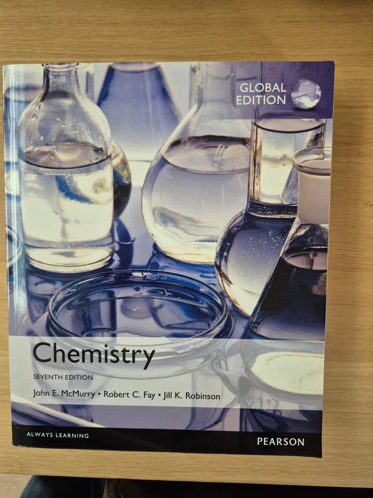 Chemistry Global Edition - John E. McMurry 7e, Boeken, Studieboeken en Cursussen, Zo goed als nieuw, HBO, Beta, Ophalen of Verzenden