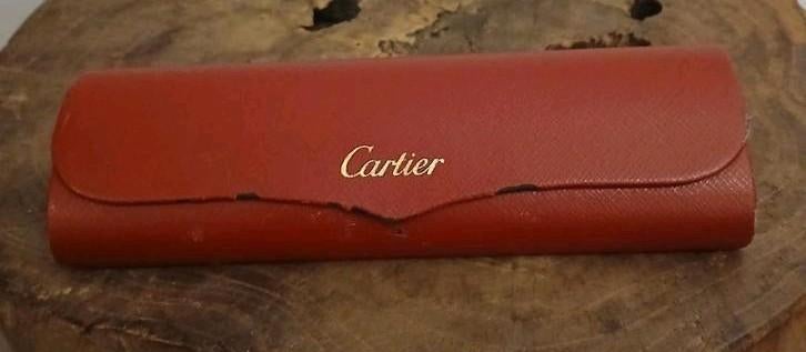 Vintage Cartier brillenkoker., Overige merken, Gebruikt, Zonnebril, Ophalen of Verzenden