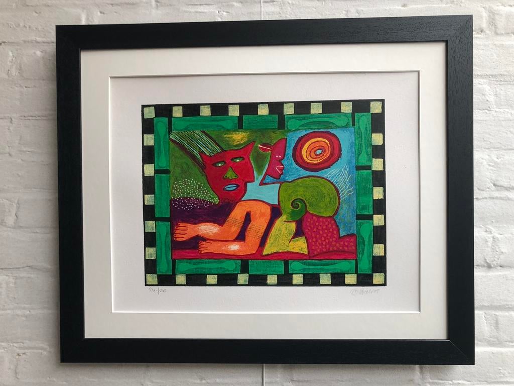 Clemens Briels zeefdruk, Antiek en Kunst, Kunst | Litho's en Zeefdrukken, Ophalen