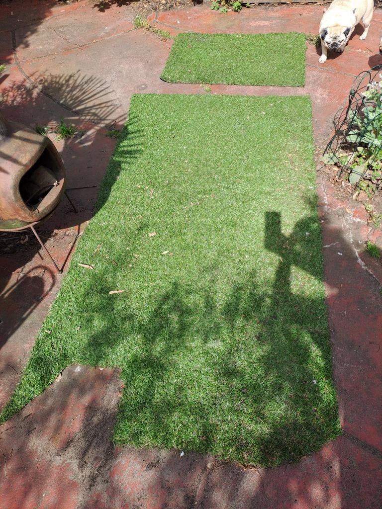 Kunstgras in stukken, Tuin en Terras, Gras en Kunstgras, Ophalen, Minder dan 10 m²