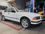 1991 BMW E36 320i 137k alpinweiss opnieuw gespoten., Auto's, Zwart, Wit, Particulier, Startonderbreker