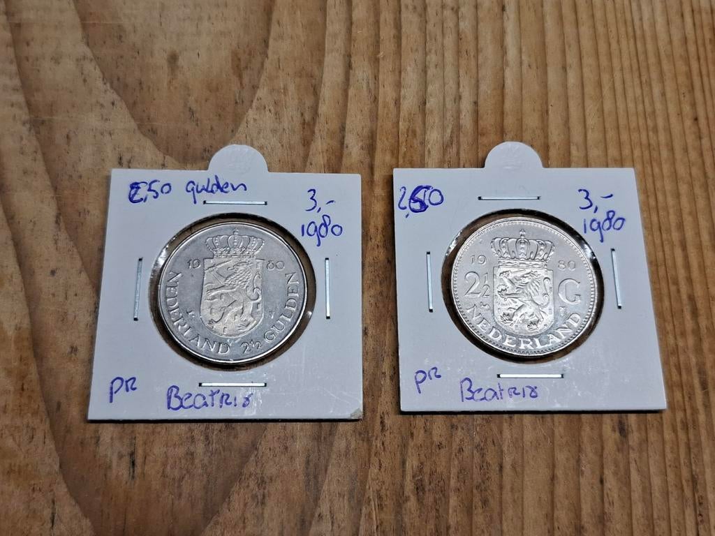 Rijksdaalder Beatrix 1980 - Losse Munt, Postzegels en Munten, Munten | Nederland, Ophalen of Verzenden, Koningin Beatrix, 2½ gulden