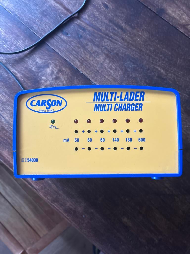 Carson Multi-Lader / Multi Charger Ni-Cd Lader, Ophalen, Gebruikt