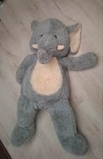 Grote grijze olifant knuffel, Ophalen of Verzenden, Olifant