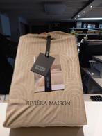 Riviera Maison dekbedovertrek 1pers CECELIA VELVET -50%, Eenpersoons, Bruin, Dekbedovertrek, Nieuw