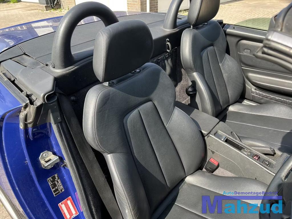 MERCEDES SLK R170 Zwart leer interieur stoel deurpaneel 1996, Auto-onderdelen, Gebruikt, Mercedes-Benz AG, Mercedes-Benz, Ophalen of Verzenden