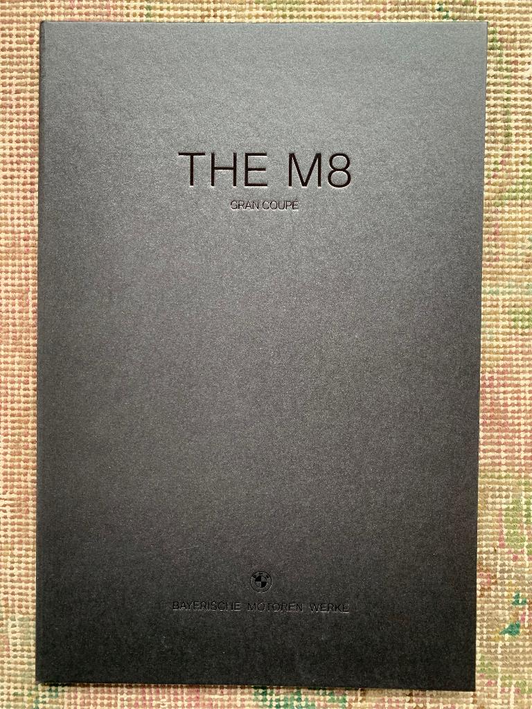Nederlandse hardcover brochure BMW M8 Gran coupe G16 2019, Boeken, Auto's | Folders en Tijdschriften, Nieuw, BMW, Ophalen of Verzenden