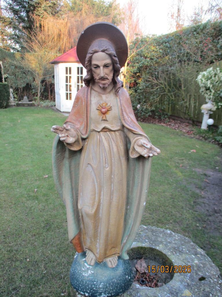 Te koop: Oud H. Hartbeeld., Ophalen of Verzenden