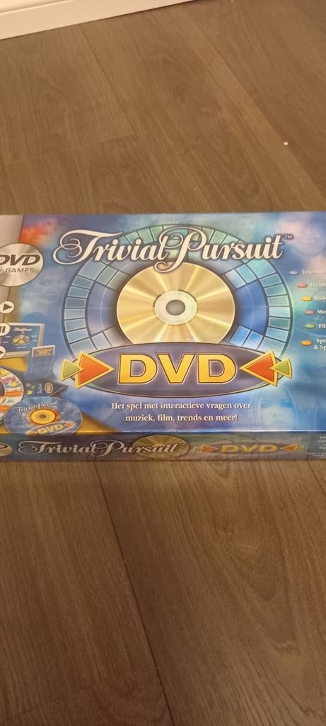 Trivial Pursuit DVD Bordspel, Hobby en Vrije tijd, Gezelschapsspellen | Bordspellen, Gebruikt, Drie of vier spelers, Vijf spelers of meer