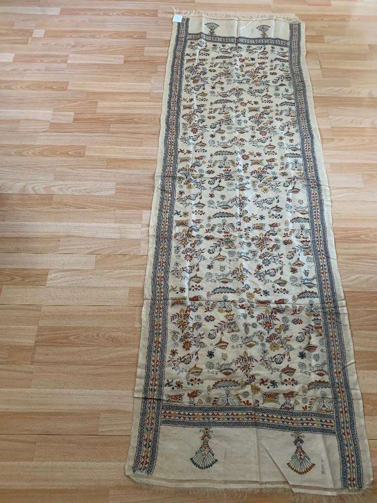 Prachtig op zijde geborduurd kleed (chinees), Antiek en Kunst, Ophalen of Verzenden