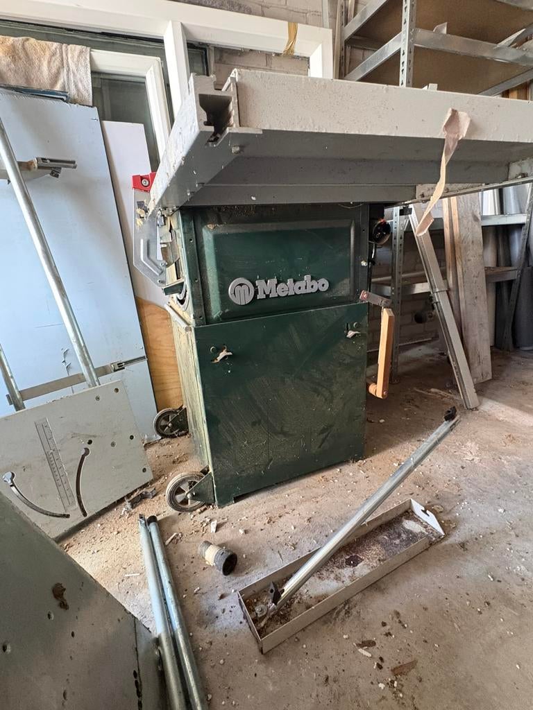 Metabo zaagtafel, Doe-het-zelf en Verbouw, Gereedschap | Zaagmachines, Ophalen, Gebruikt, Cirkelzaag, 30 tot 70 mm