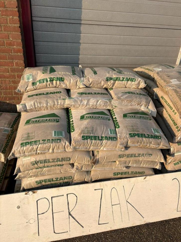 OUTLET ZAND EN GRIND ZAKKEN, Tuin en Terras, Grind, Keien en Split, Nieuw, Wit, Ophalen