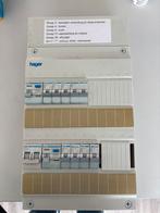 Hager Groepenkast met aardlekschakelaars en automaten, Ophalen of Verzenden, Gebruikt, Overige typen