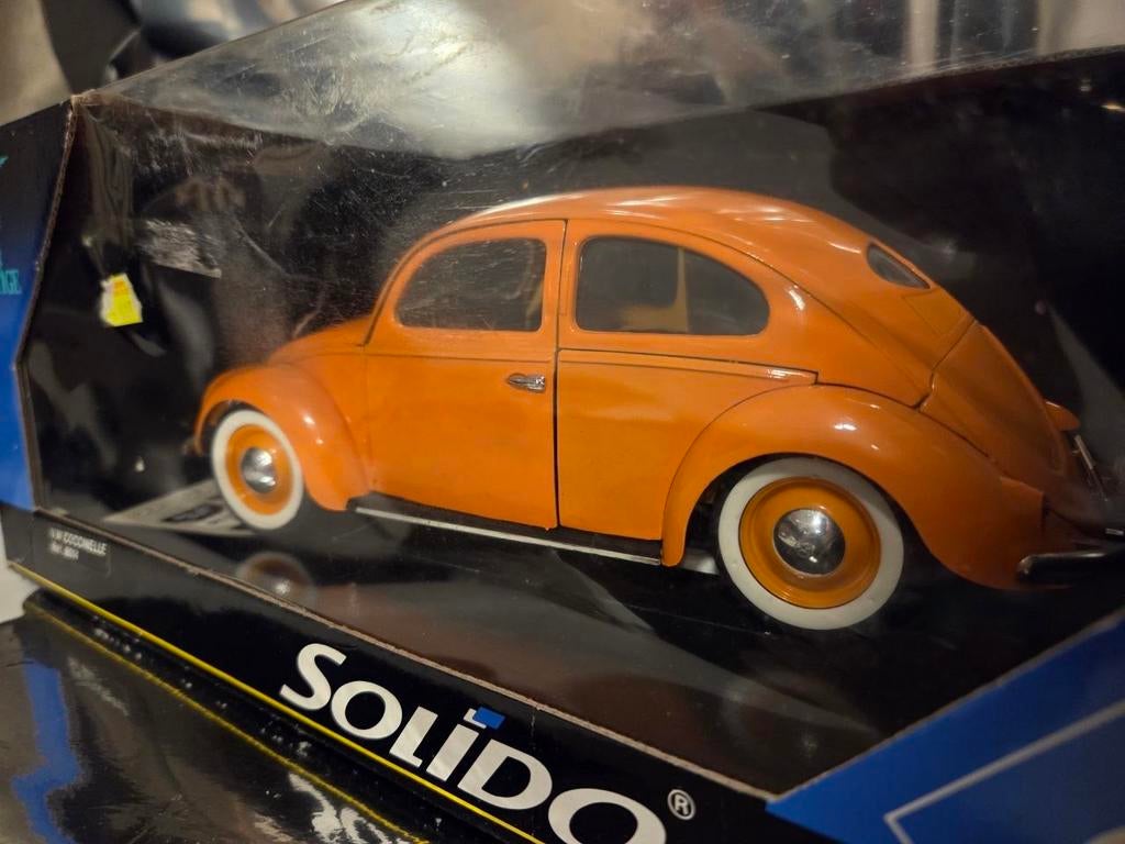 Volkswagen Kever (V.W. Coccinelle) 1:17 – Solido, Hobby en Vrije tijd, Modelauto's | 1:18, Ophalen of Verzenden, Gebruikt, Auto