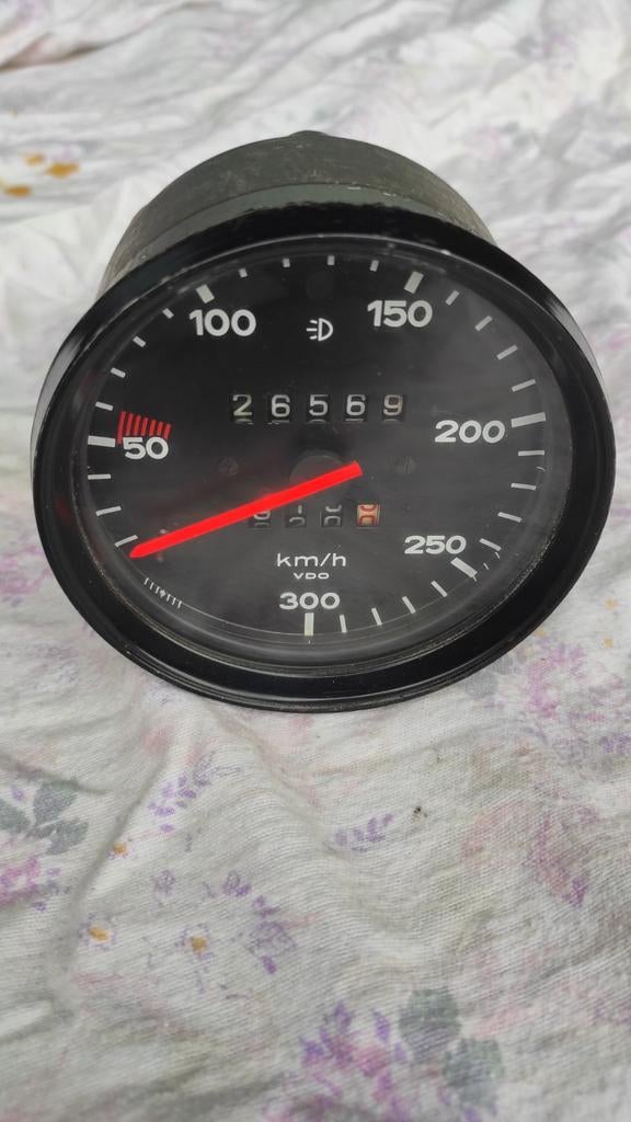 Porsche 911 Mechanische 300km/h teller, Auto-onderdelen, Ophalen of Verzenden, Gebruikt, Porsche