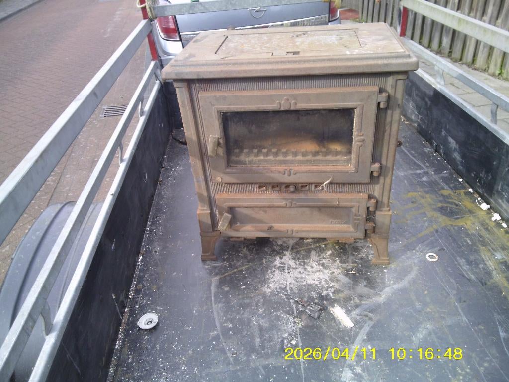 Zware Houtkachel, gezellig en heerlijk warm, Ophalen, Gebruikt, Houtkachel, Vrijstaand