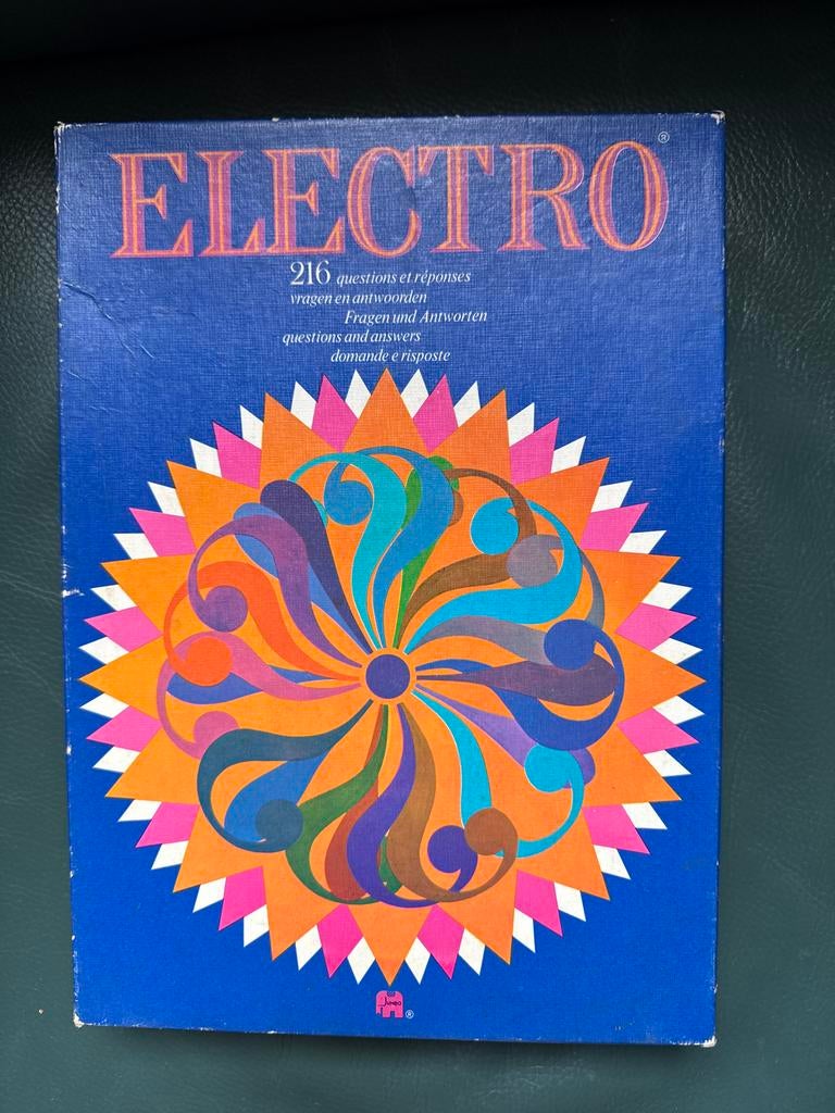 Vintage Jumbo Electro Vragen en Antwoorden Spel, Ophalen of Verzenden, Gebruikt