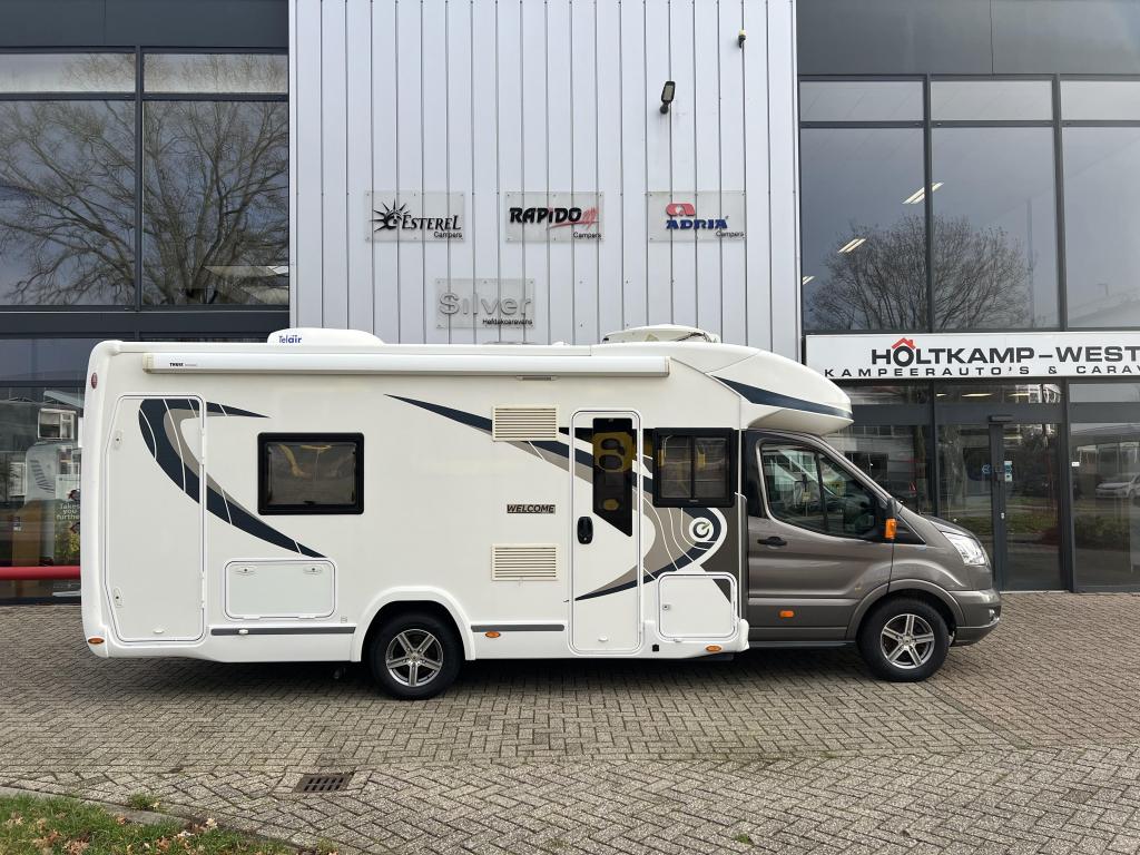Chausson Welcome 737 Lage KM-Stand compleet, Caravans en Kamperen, Campers, Standaard zit, Ringverwarming, Luifel, Ford