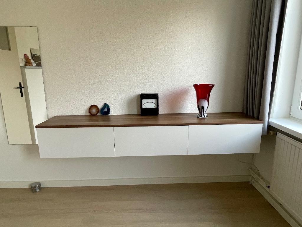 TV meubel hangend, Ophalen, 25 tot 50 cm, 150 tot 200 cm, Minder dan 100 cm