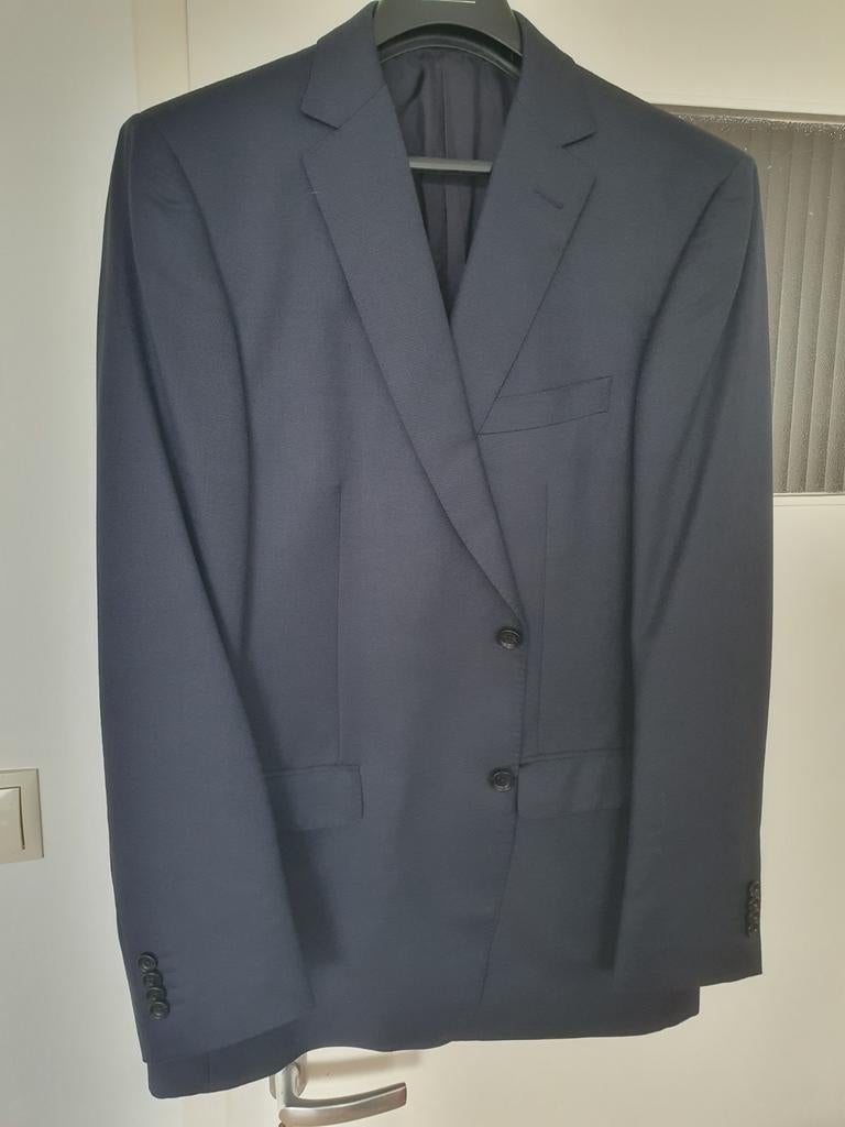 ZZegna colbert, donkerblauw, maat 56, Ophalen of Verzenden, Zo goed als nieuw, Blauw