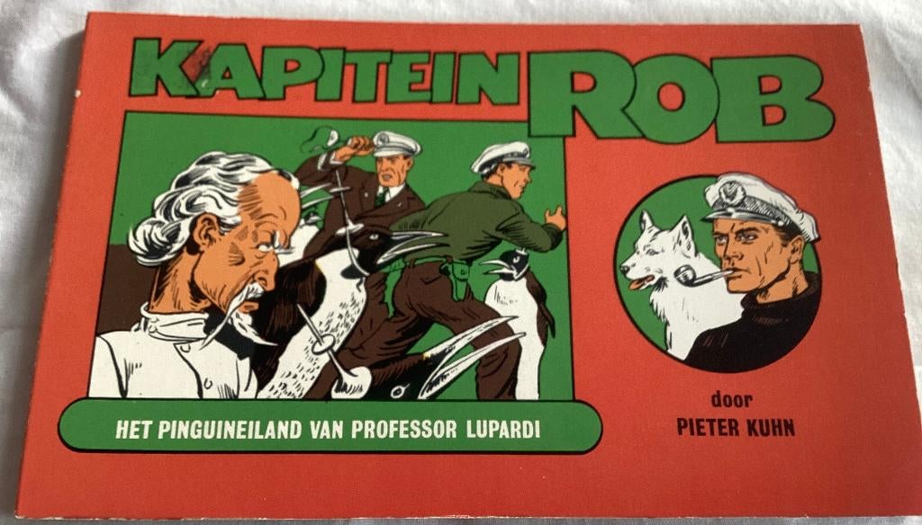 Kapitein Rob Het Pinguineiland van Professor Lupardi, Gelezen, Eén stripboek, Ophalen of Verzenden, Pieter Kuhn