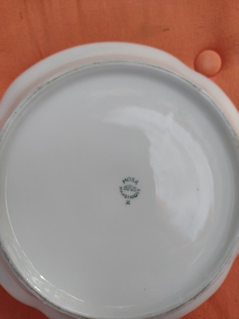 Mosa schaal wit antiek, Antiek en Kunst, Ophalen of Verzenden