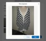 Nieuw! Ulla Popken gestreept vest maat 54-56, Overige kleuren, Trui of Vest, Nieuw, Ulla Popken