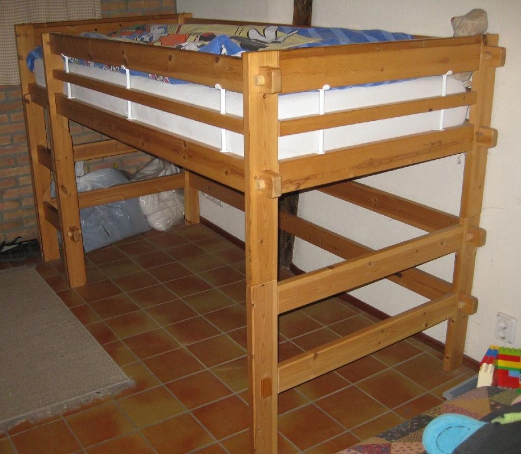 Lifetime Halfhoog 1-pers. bed, Ophalen, Gebruikt, Halfhoogslaper