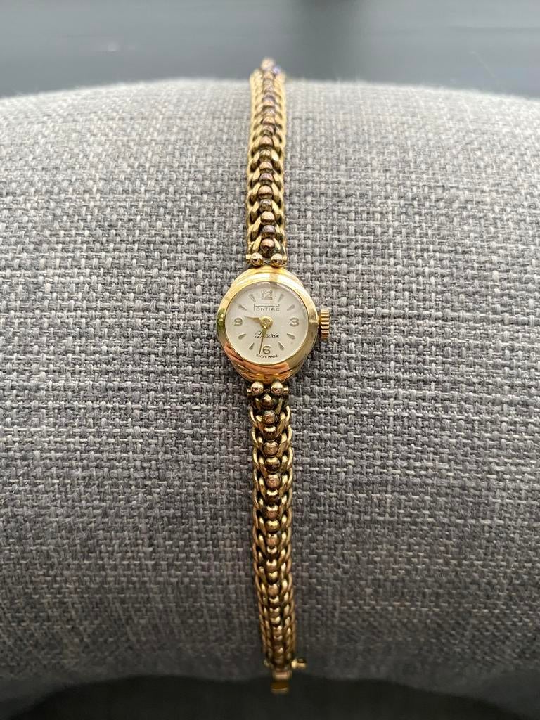 Pontiac Desiré horloge,vintage (Rodi&Wienerbergen)Swiss Made, Ophalen of Verzenden, Zo goed als nieuw, Overige merken