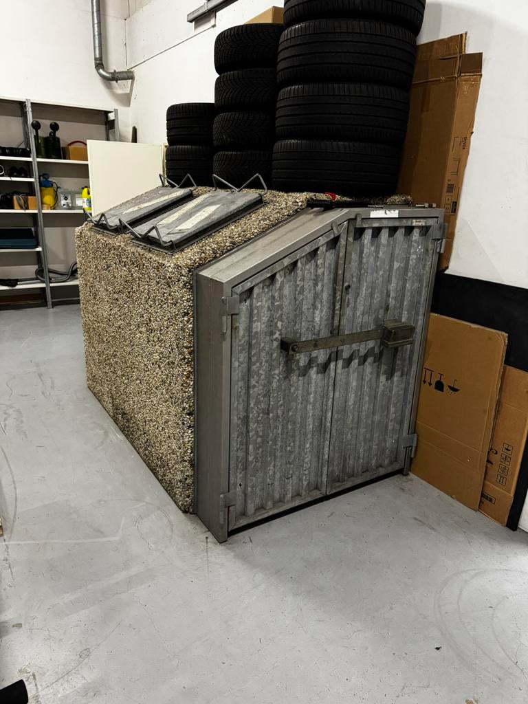 Container voor opslag motorfiets te koop, Ophalen of Verzenden, Gebruikt