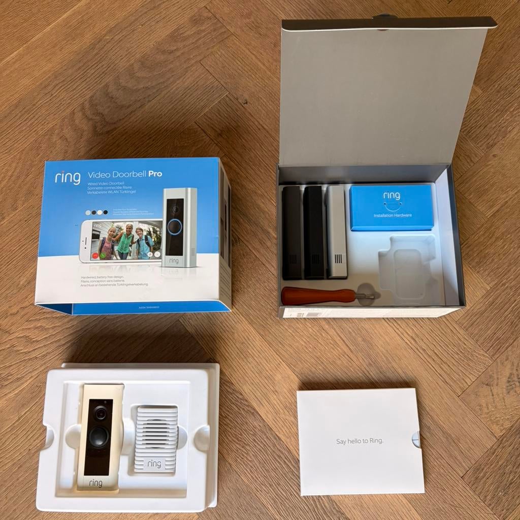 Ring Video Deurbel Pro (bedraad) - Goede staat, Ophalen of Verzenden, Gebruikt