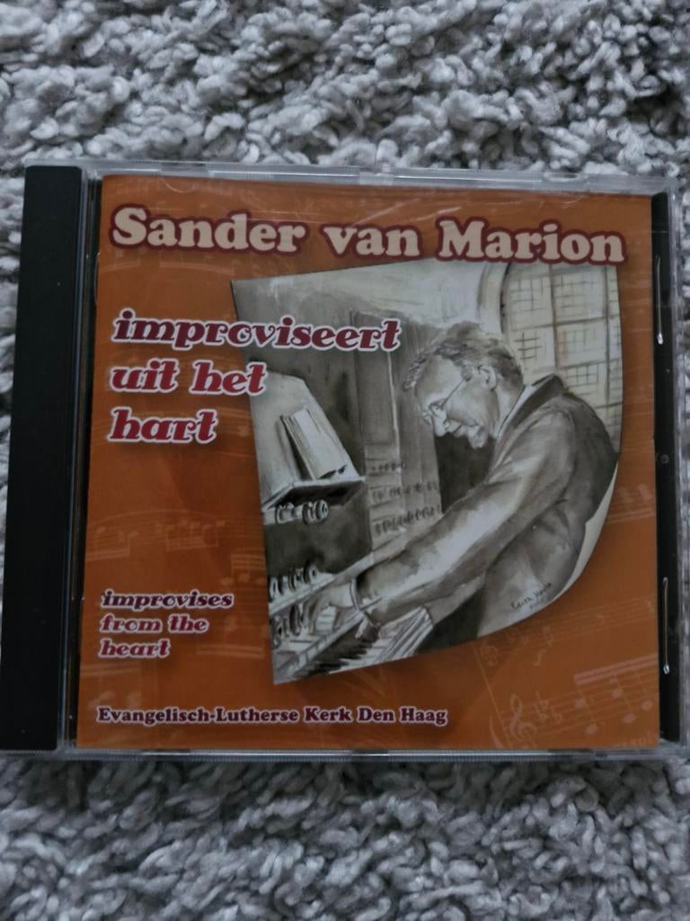 Orgel CD Sander van Marion - Improviseert uit het hart, Ophalen of Verzenden, Zo goed als nieuw, Koren of Klassiek