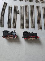 Trix express diverse rails en 2x trein en trafo, Ophalen of Verzenden