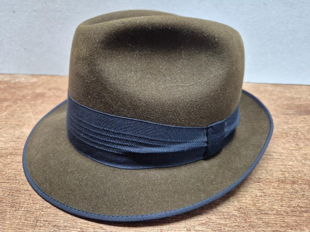 'Sorento' vintage vilten hoed, nieuwstaat! Maat 56, Sorento, Hoed, Ophalen of Verzenden, 57 cm (M, 7⅛ inch) of minder