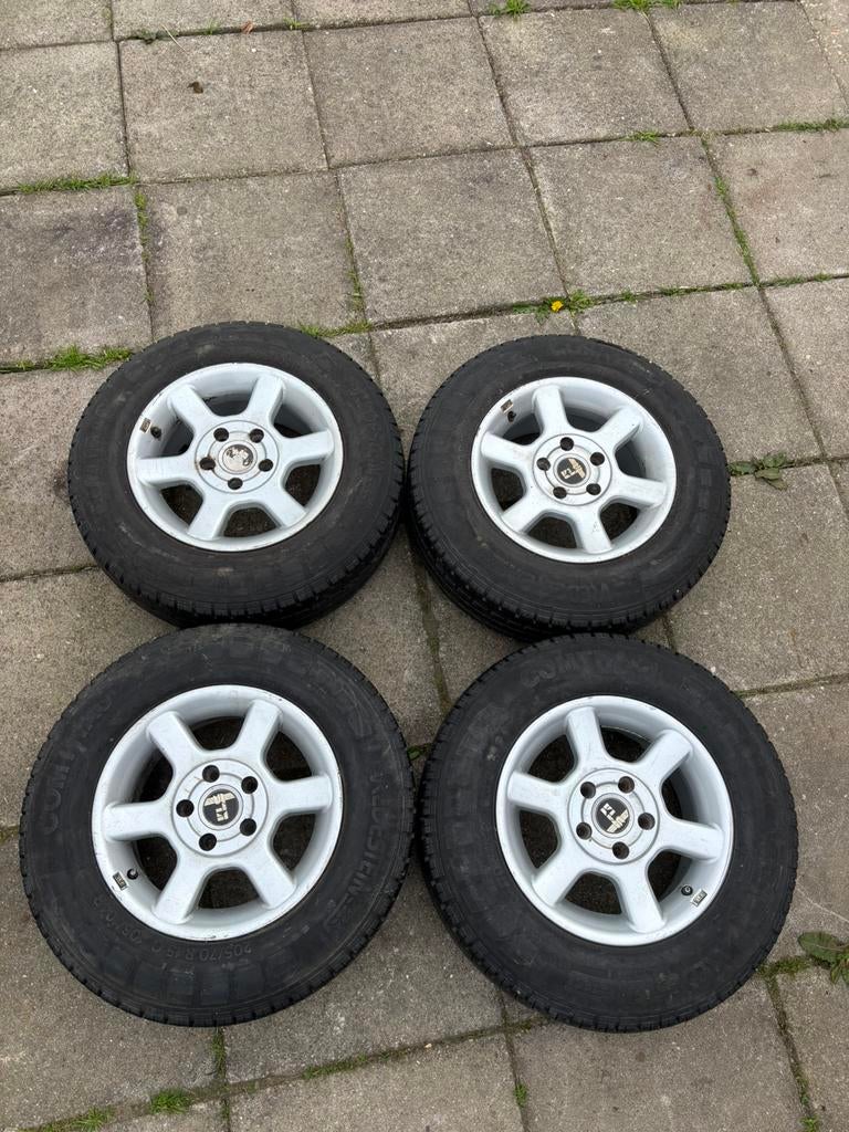 lichtmetalen velgen fiat ducato camper 5x118, Ophalen, 15 inch, Velg(en), Bestelwagen