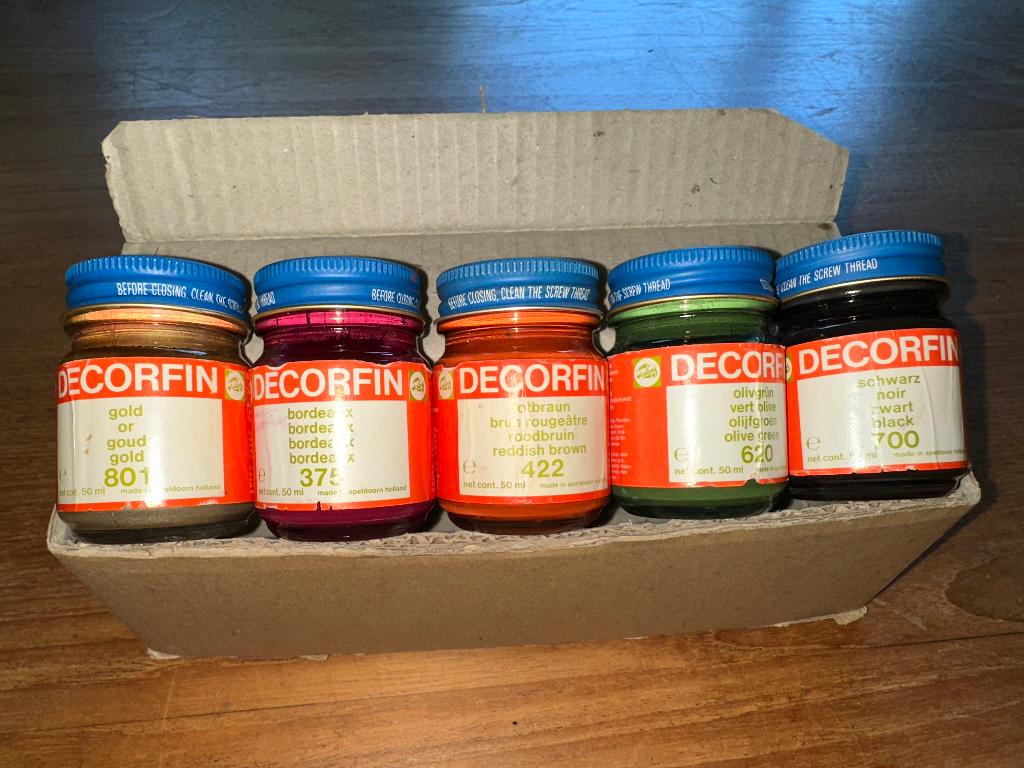 2 x 5 potjes talens acryl verf 50 ml in doos 10 potjes totaa, Ophalen, Zo goed als nieuw, Acrylverf