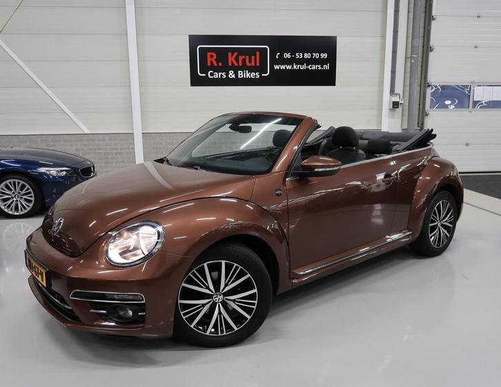 Volkswagen Beetle Cabriolet 1.2 TSI Sound 2018 Airco-ecc Nav, Auto's, Volkswagen, Bedrijf, Te koop, Beetle (Kever), ABS, Airbags