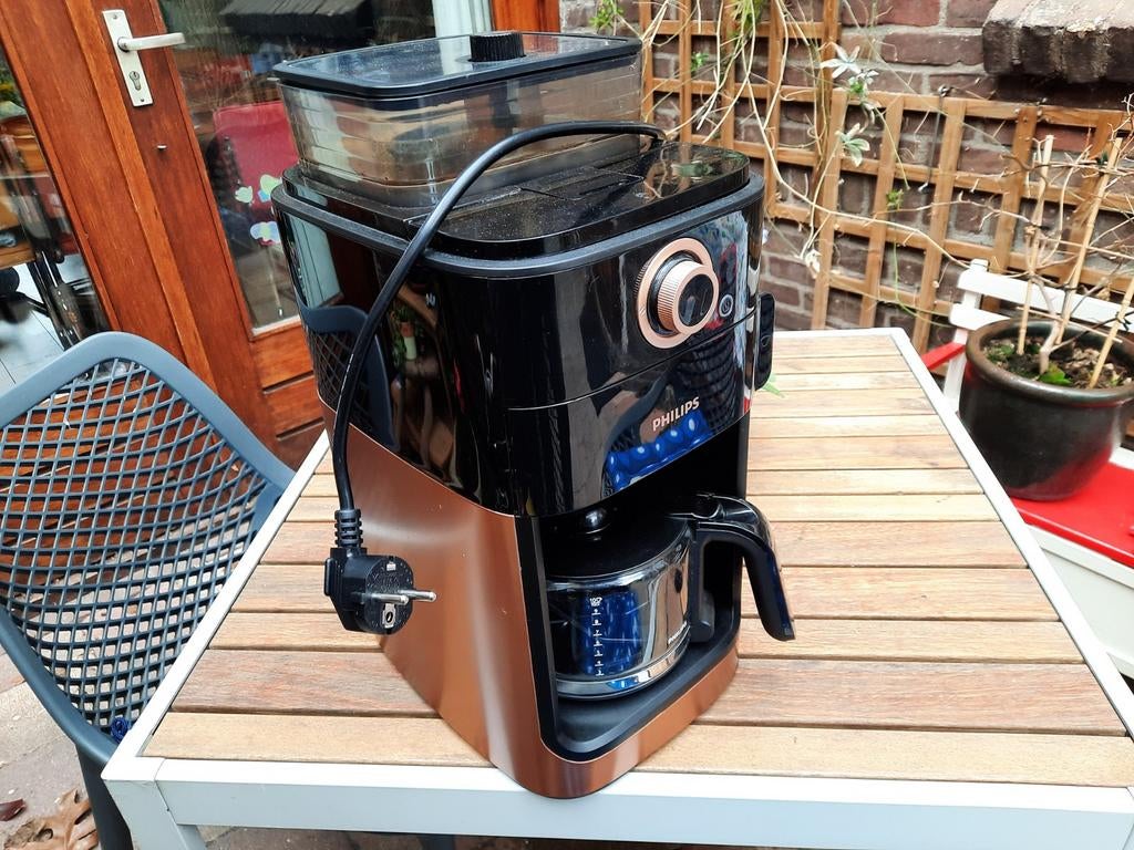 Philips HD 7768, grind & brew koffiezetapparaat voor bonen, Ophalen, Gebruikt