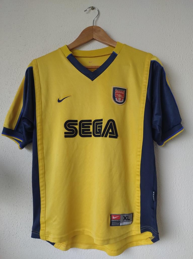 Retro Sega Arsenal Soccor shirt - 2000-2001, Sport en Fitness, Voetbal, Shirt, Ophalen of Verzenden