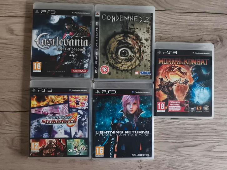 Hoger segment PlayStation 3 games  zie omschrijving, Spelcomputers en Games, Games | Sony PlayStation 3, Zo goed als nieuw, Vechten