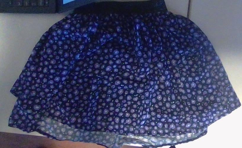 Zwarte rok met bloemetjes maat 140-146, Ophalen, Meisje, Zo goed als nieuw, Tom Du