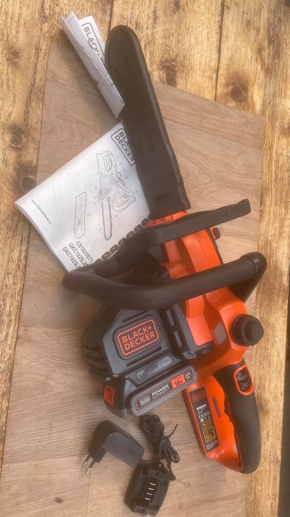 Black+Decker GKC1825L20 kettingzaag, Ophalen, Zo goed als nieuw